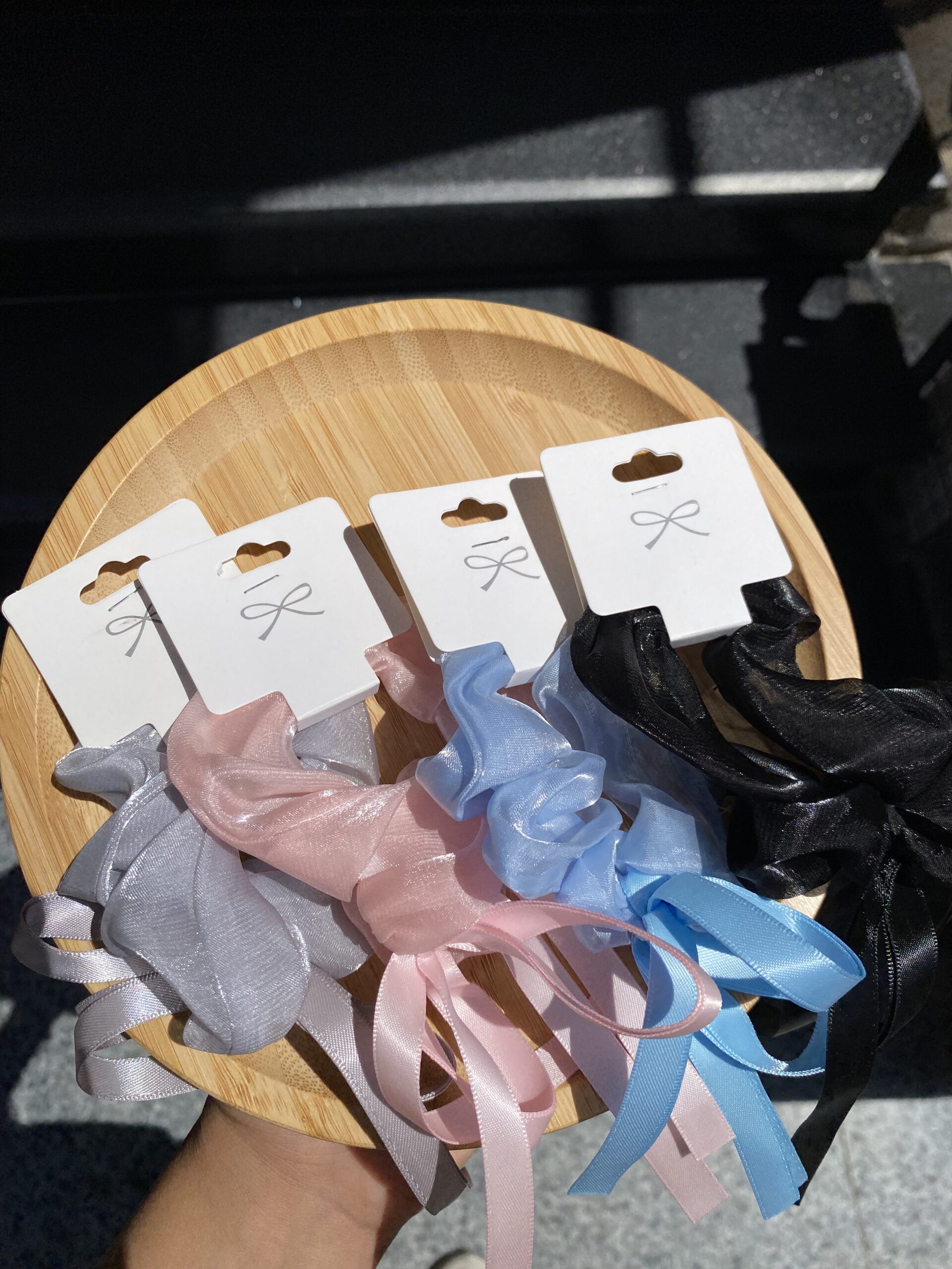 Satin Ribbon Scrunchies