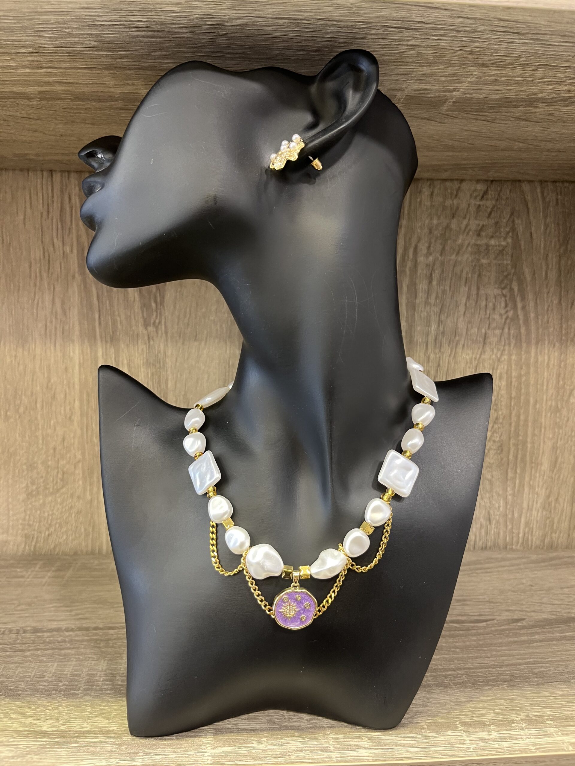 Pearl Charm Necklace