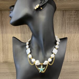 Pearl Starfish Necklace